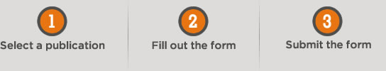 Select a publication. Fill out the form. Click submit.